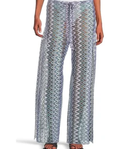 Women BECCA Sundown Crochet Split Leg Pants