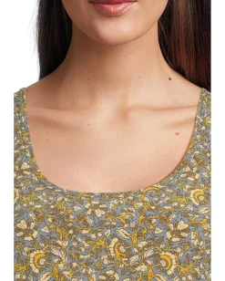 Toad&Co Sunkissed Livvy Sleeveless Dress North Shore Vine Print Discount