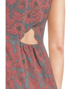 Toad&Co Sunkissed Maxi Dress Silver Pine Floral Print Discount