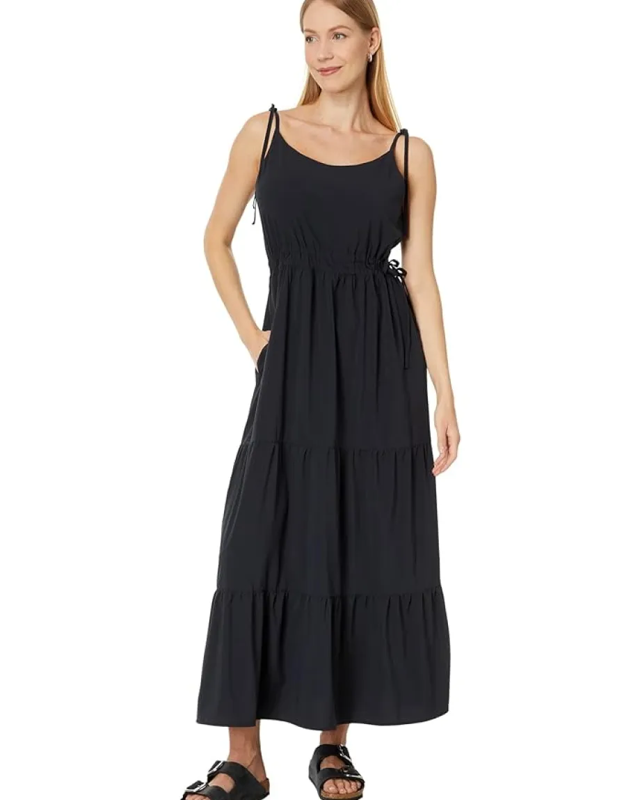 Toad&Co Sunkissed Tiered Sleeveless Dress Black Best