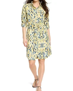 Women NIC+ZOE Sunny Skies Sydney Shirt Dress