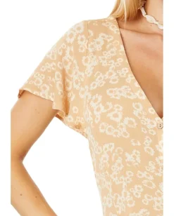 Women Rip Curl Sunrise Session Ditsy Midi Dress