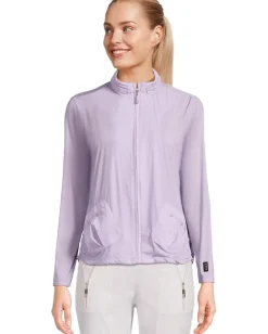 Women Jamie Sadock Sunsense 35 SPF Lightweight Full Zip Jacket
