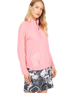Women Jamie Sadock Sunsense 35 SPF Lightweight Full Zip Jacket