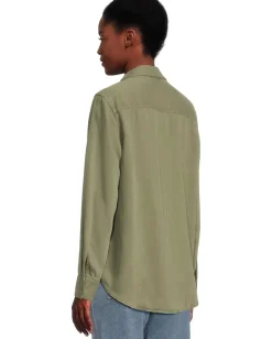 Women Tommy Bahama Sunwashed Twill Embroidered Popover