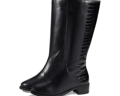 David Tate Superior Black Croc Best