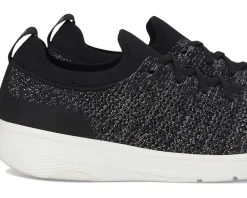 Women FitFlop Super-Q Knit Slip-On Laced Sneakers