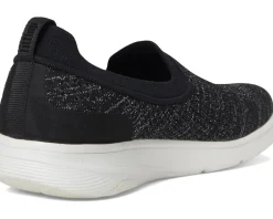 FitFlop Super-Q Knit Slip-Ons Black/Silvereen Outlet