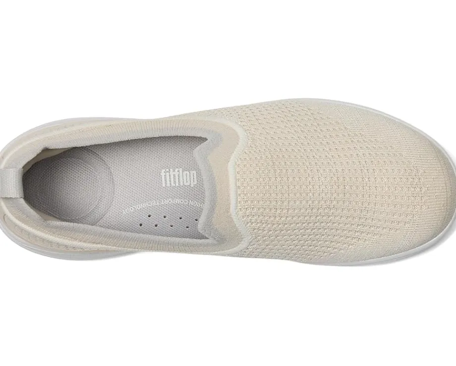 FitFlop Super-Q Knit Slip-Ons Paris Beige Hot