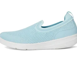 FitFlop Super-Q Knit Slip-Ons Sky Blue Outlet