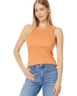Madewell Supima® Rib Cutaway Tank Sunset Haze Outlet