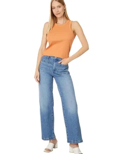 Madewell Supima® Rib Cutaway Tank Sunset Haze Outlet