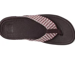 Women FitFlop Surfa Multi-Tone Webbing Toe-Post Sandals