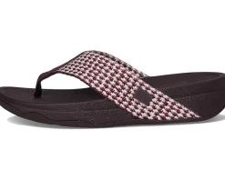 Women FitFlop Surfa Multi-Tone Webbing Toe-Post Sandals