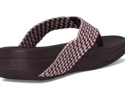 Women FitFlop Surfa Multi-Tone Webbing Toe-Post Sandals