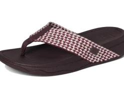 Women FitFlop Surfa Multi-Tone Webbing Toe-Post Sandals
