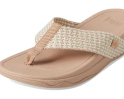 Women FitFlop Surfa Multi-Tone Webbing Toe-Post Sandals