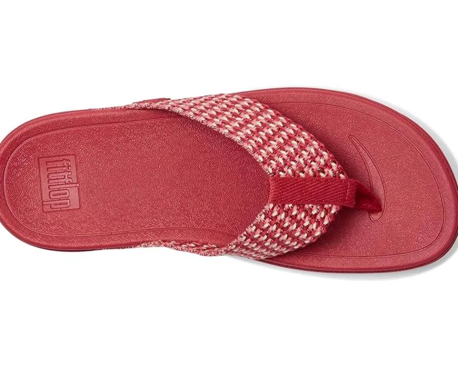 Women FitFlop Surfa Multi-Tone Webbing Toe-Post Sandals