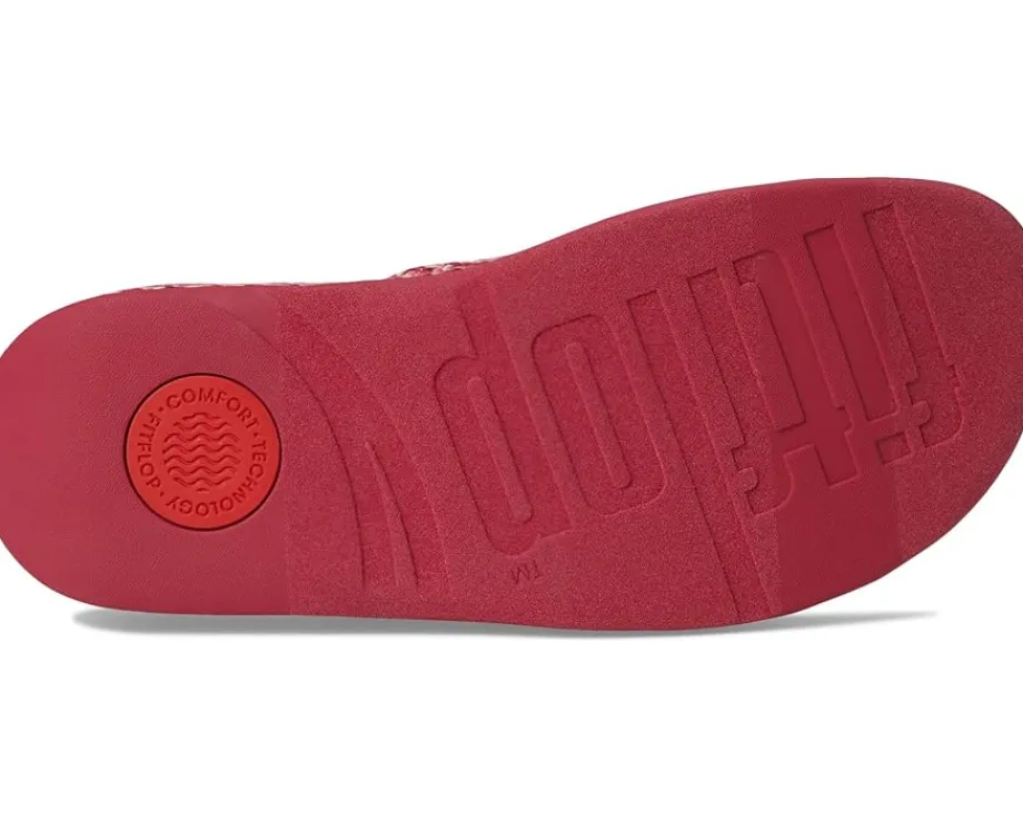 Women FitFlop Surfa Multi-Tone Webbing Toe-Post Sandals