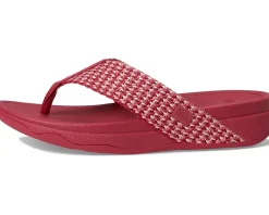 Women FitFlop Surfa Multi-Tone Webbing Toe-Post Sandals