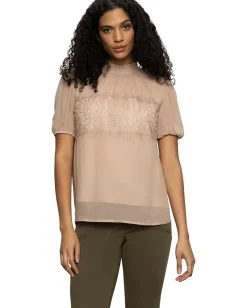 Sanctuary Sweet Romance Lace Top Fawn Online