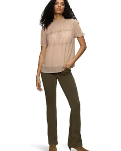 Sanctuary Sweet Romance Lace Top Fawn Online