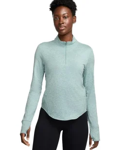 Nike Swift Dri-FIT Ultraviolet 1/4-Zip Running Top Cannon/Heather/Reflective Silver Discount