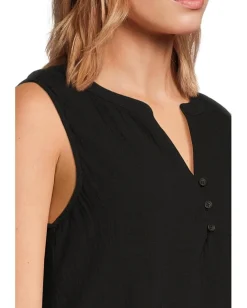 Mod-o-doc Swing Henley Tank Black Clearance