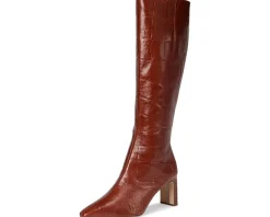Sam Edelman Sylvia 2 New Cognac Croco Leather Sale