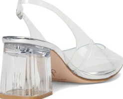 Jessica Simpson Syrina Lucite Slingback Pumps Clear Outlet
