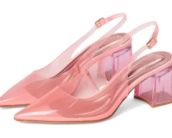 Women Jessica Simpson Syrina Lucite Slingback Pumps