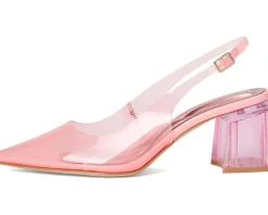Women Jessica Simpson Syrina Lucite Slingback Pumps