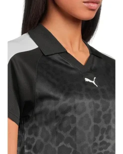 PUMA T7 Leo Luxe Relaxed Soccer Jersey Puma Black-all Over Print Best