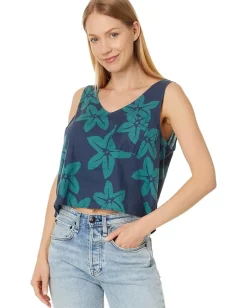 Women Toad&Co Taj Hemp Button Back Tank II