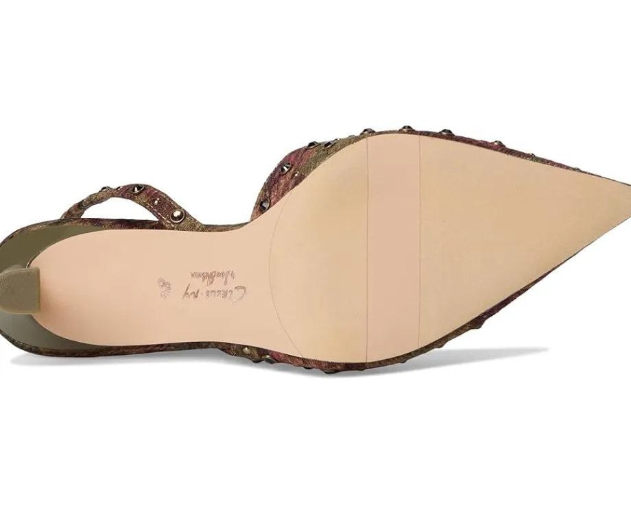 Circus NY by Sam Edelman Tallie Slingback Shoes Golden Pear/Plum Multi New