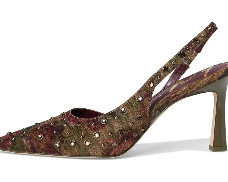 Circus NY by Sam Edelman Tallie Slingback Shoes Golden Pear/Plum Multi New