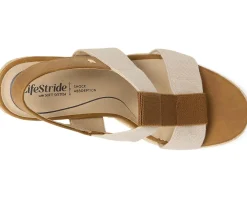 LifeStride Tallulah Tan Faux Leather Discount