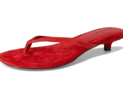 Women Madewell Tamia Heeled Thong Sandals - Suede