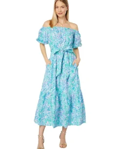 Women Lilly Pulitzer Tamie Off-the-Shoulder Dress