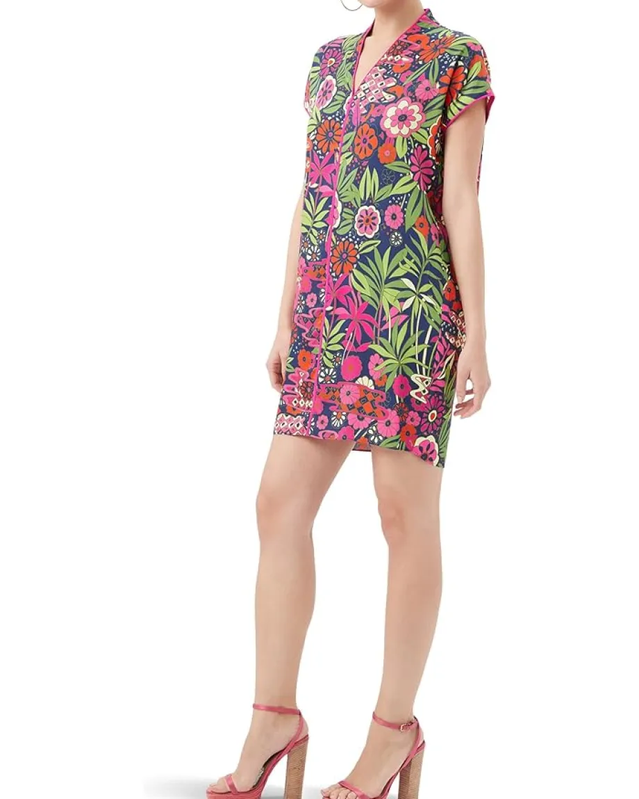 Trina Turk Tarashi Dress Multi New