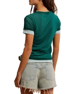 Free People Tasha Tee Icy Lake Combo Discount