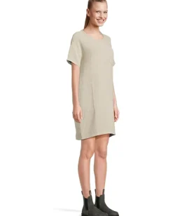 Toad&Co Tate Double Weave Short Sleeve Dress Salt Best