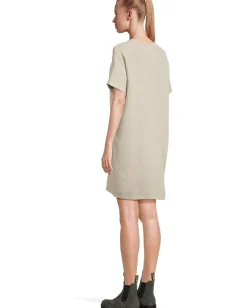 Toad&Co Tate Double Weave Short Sleeve Dress Salt Best