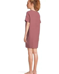 Toad&Co Tate Double Weave Short Sleeve Dress Wild Ginger Online