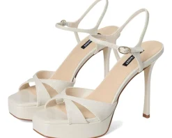 Nine West Tates Cream Patent 150 Clearance