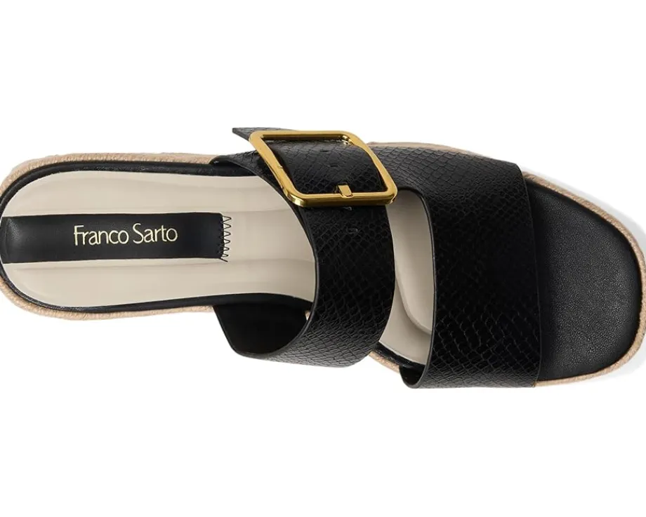 Franco Sarto Taziana Black Snake Print Discount