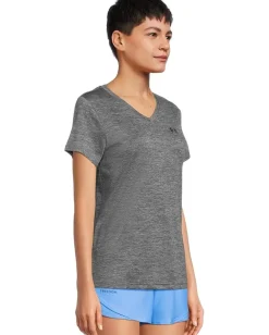 Women Under Armour Tech Short Sleeve V-Neck Twist