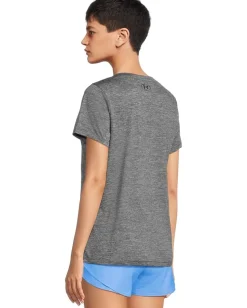 Women Under Armour Tech Short Sleeve V-Neck Twist