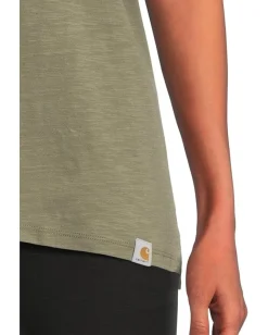 Women Carhartt TENCEL ™ Fiber Series Relaxed Fit Short-Sleeve Vneck T-Shirt