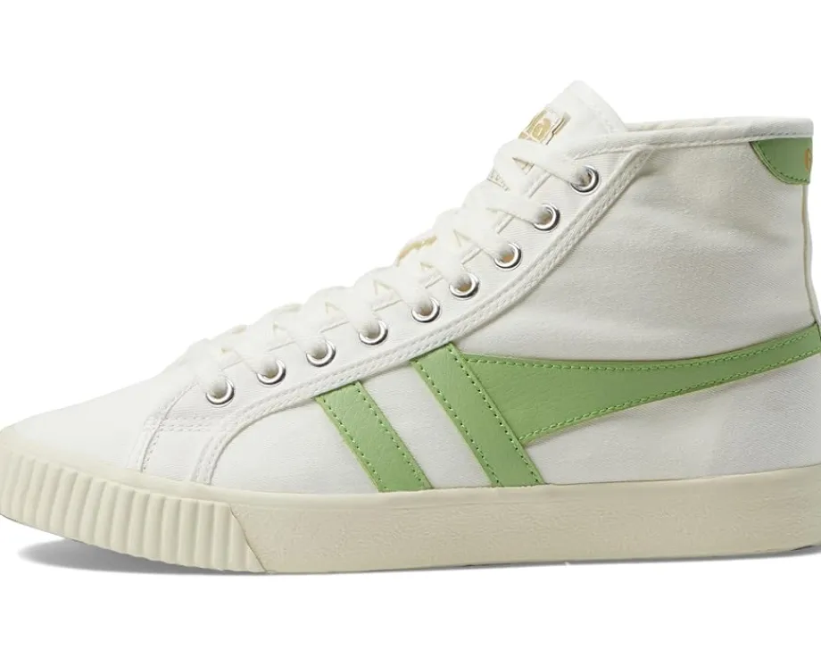 Gola Tennis Mark Cox High Off-White/Patina Green Clearance